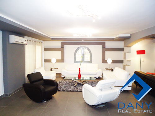 Residential Ground Floor Apartment For Rent Furnished in Maadi Sarayat Great Cairo Egypt